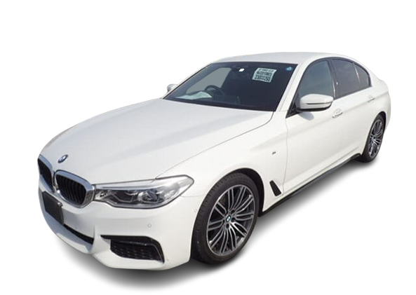 White BMW - 5 Series